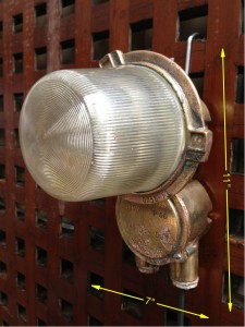 Brass Bulkhead Lamp
